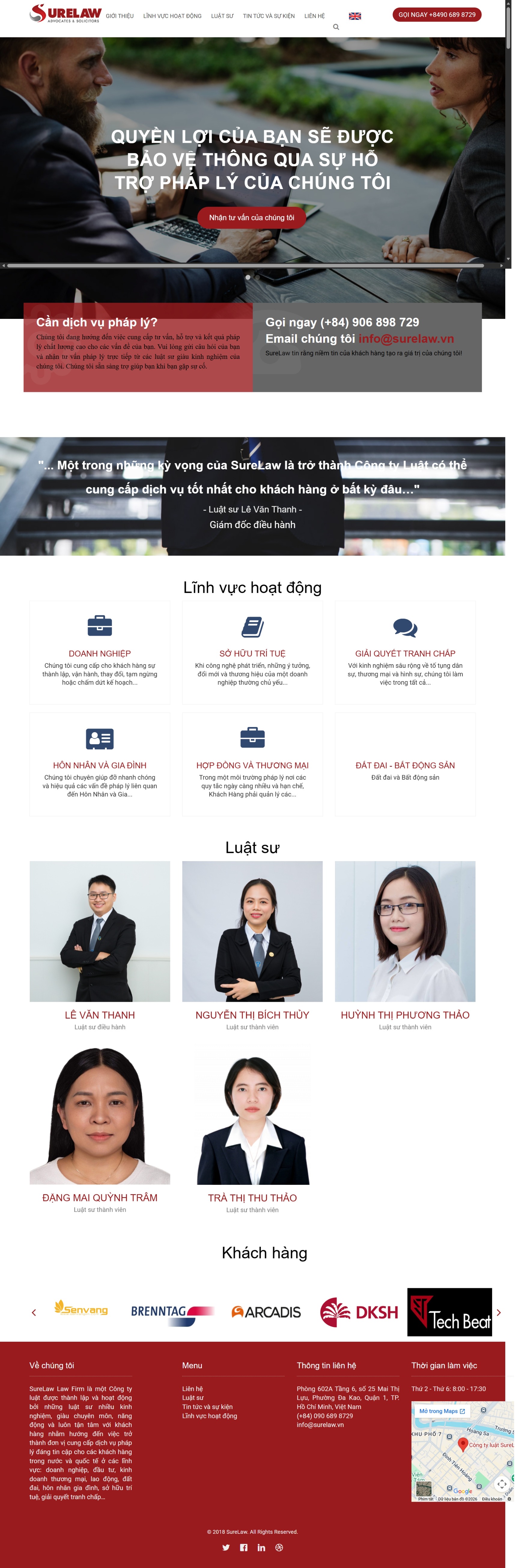 Website luật sư LUAT004