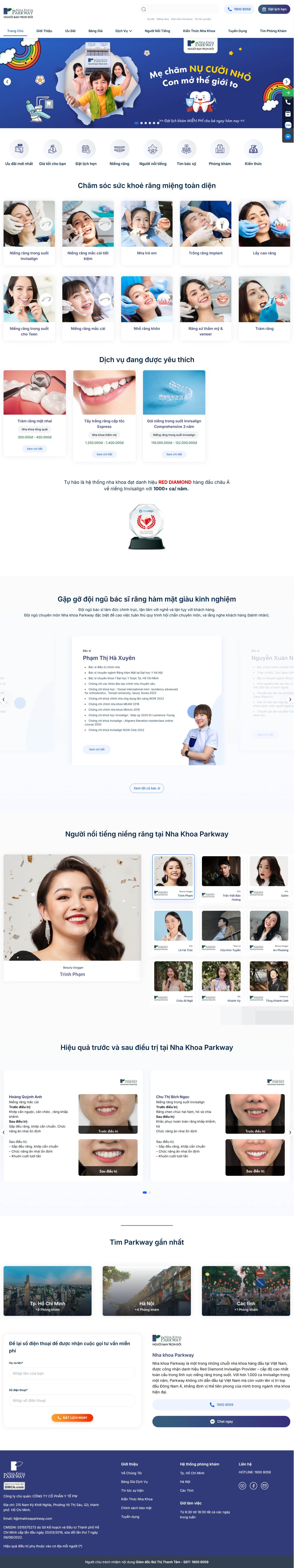Website nha khoa NK003