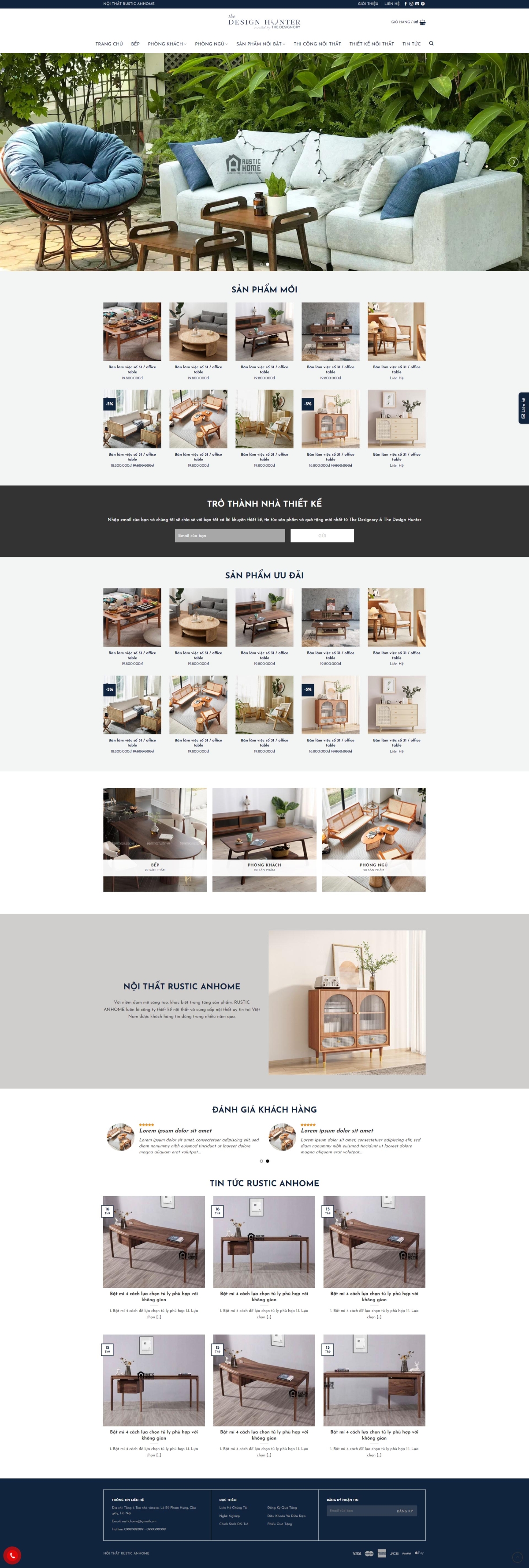 Website nội thất NT002